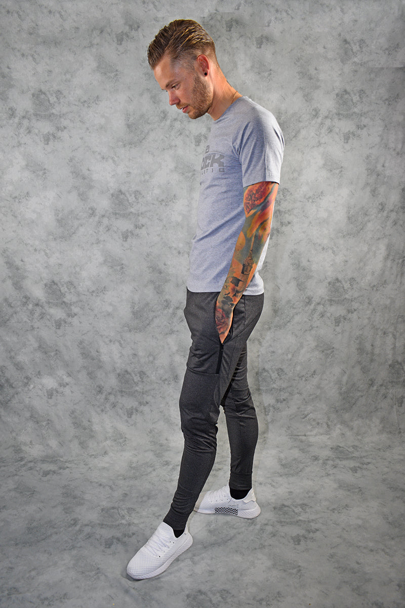 ELITE JOGGERS - DARK GREY MARL