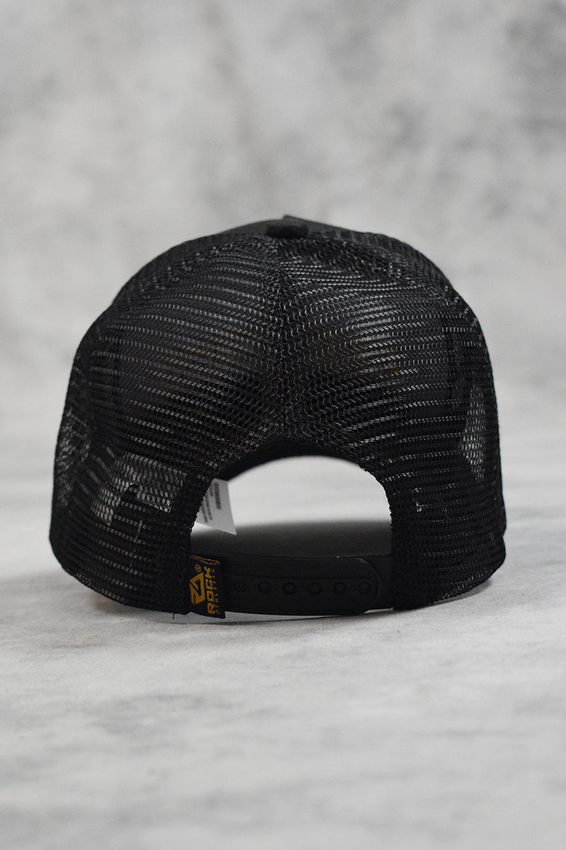 CORE MESH TRUCKERS CAP - BLACK GOLD
