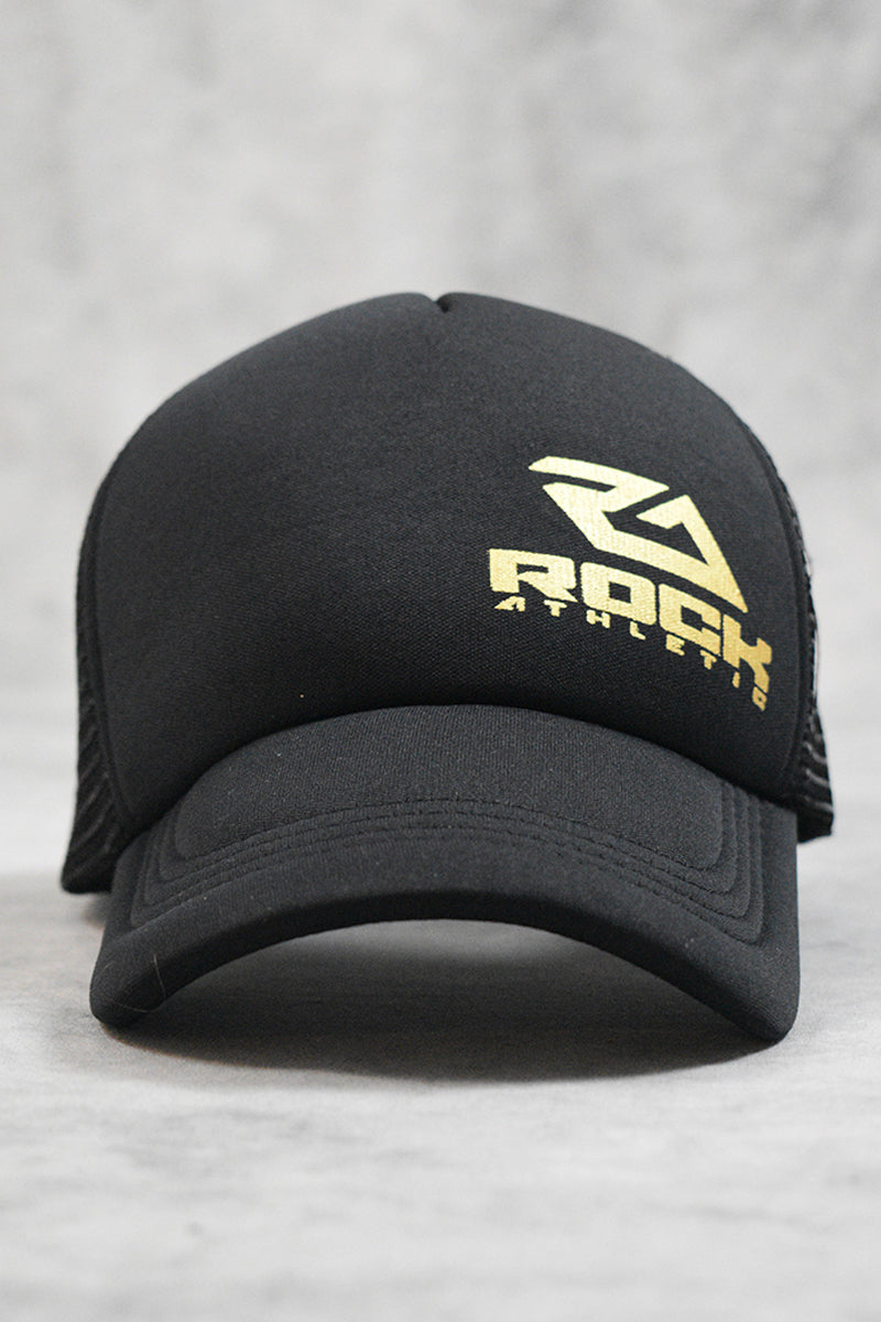 ROCK TRUCKER CAP - BLACK GOLD