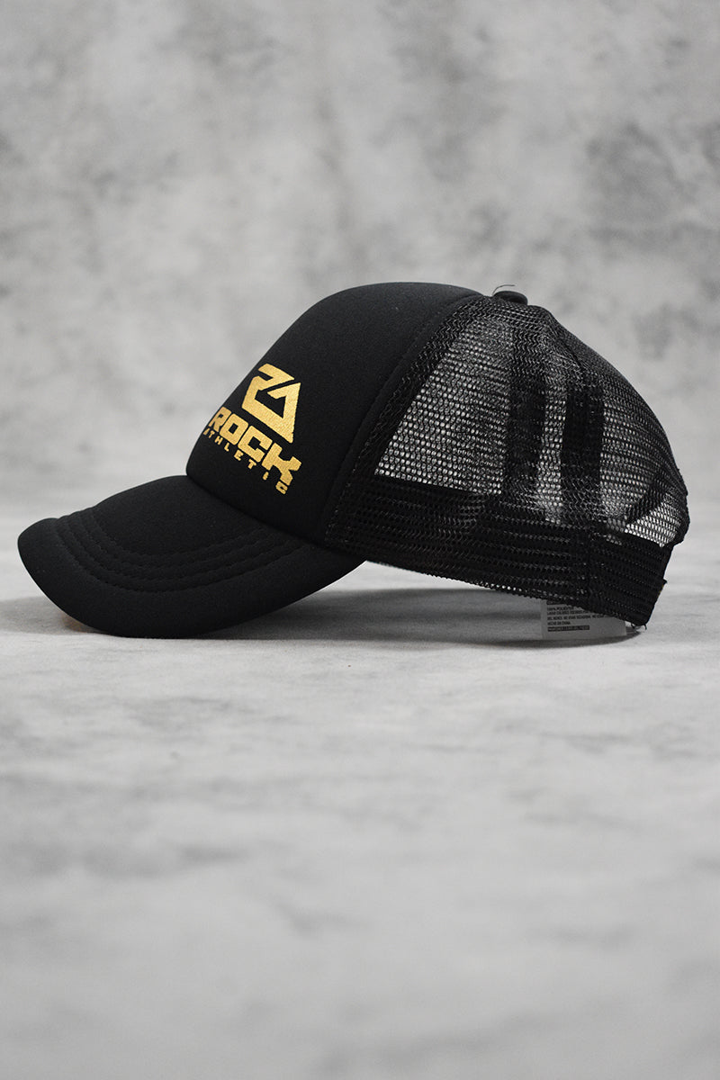 ROCK TRUCKER CAP - BLACK GOLD