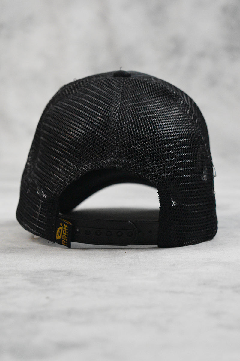 ROCK TRUCKER CAP - BLACK GOLD
