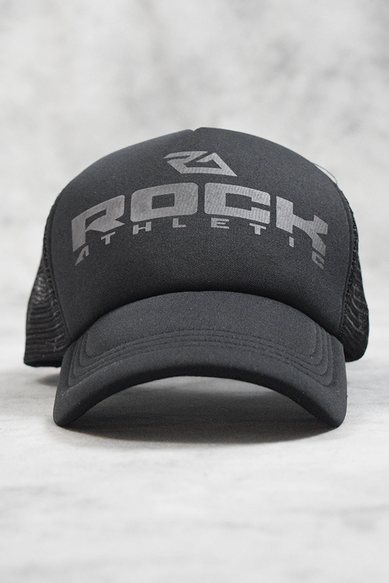 ROCK TRUCKER CAP - BLACK
