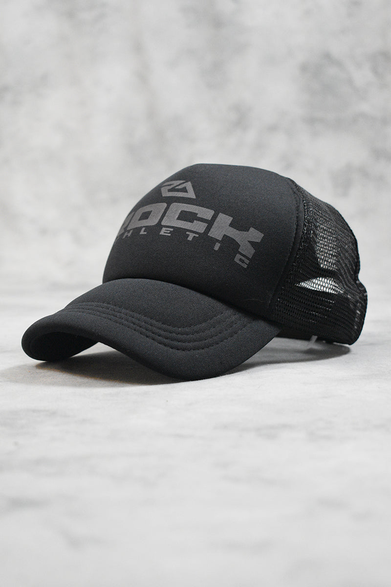 ROCK TRUCKER CAP - BLACK