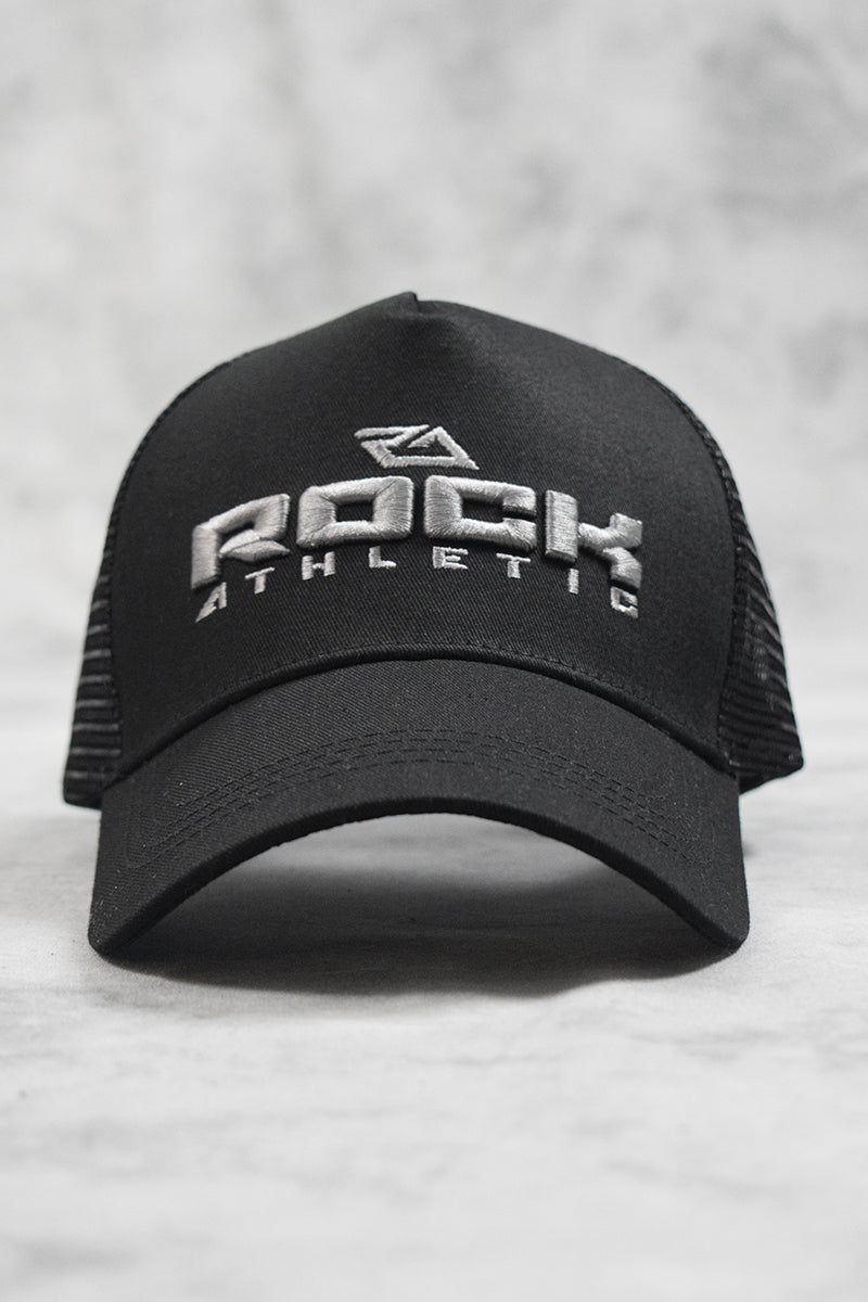 CORE MESH TRUCKERS CAP - BLACK GREY