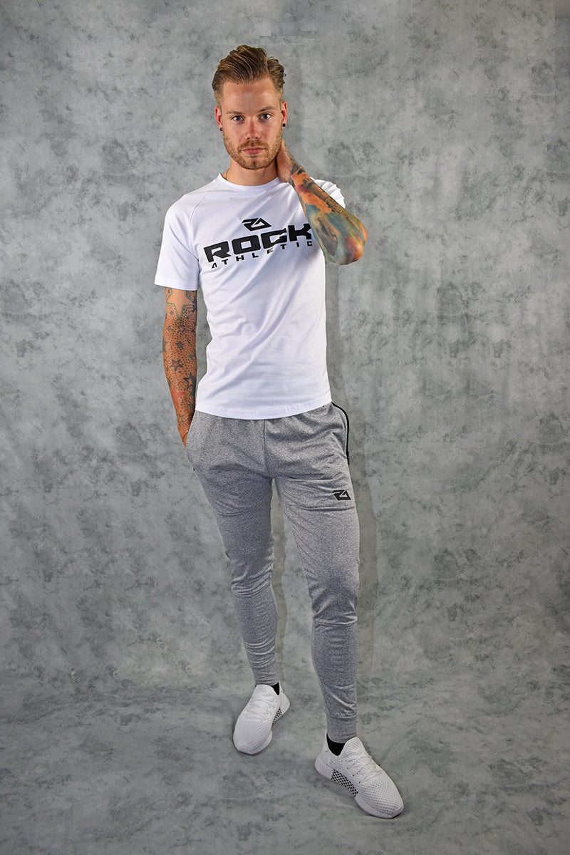ELITE JOGGERS - LIGHT GREY MARL