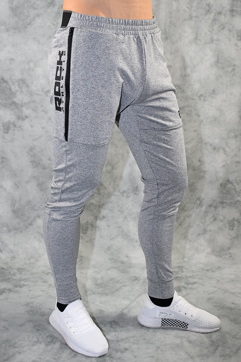 ELITE JOGGERS - LIGHT GREY MARL