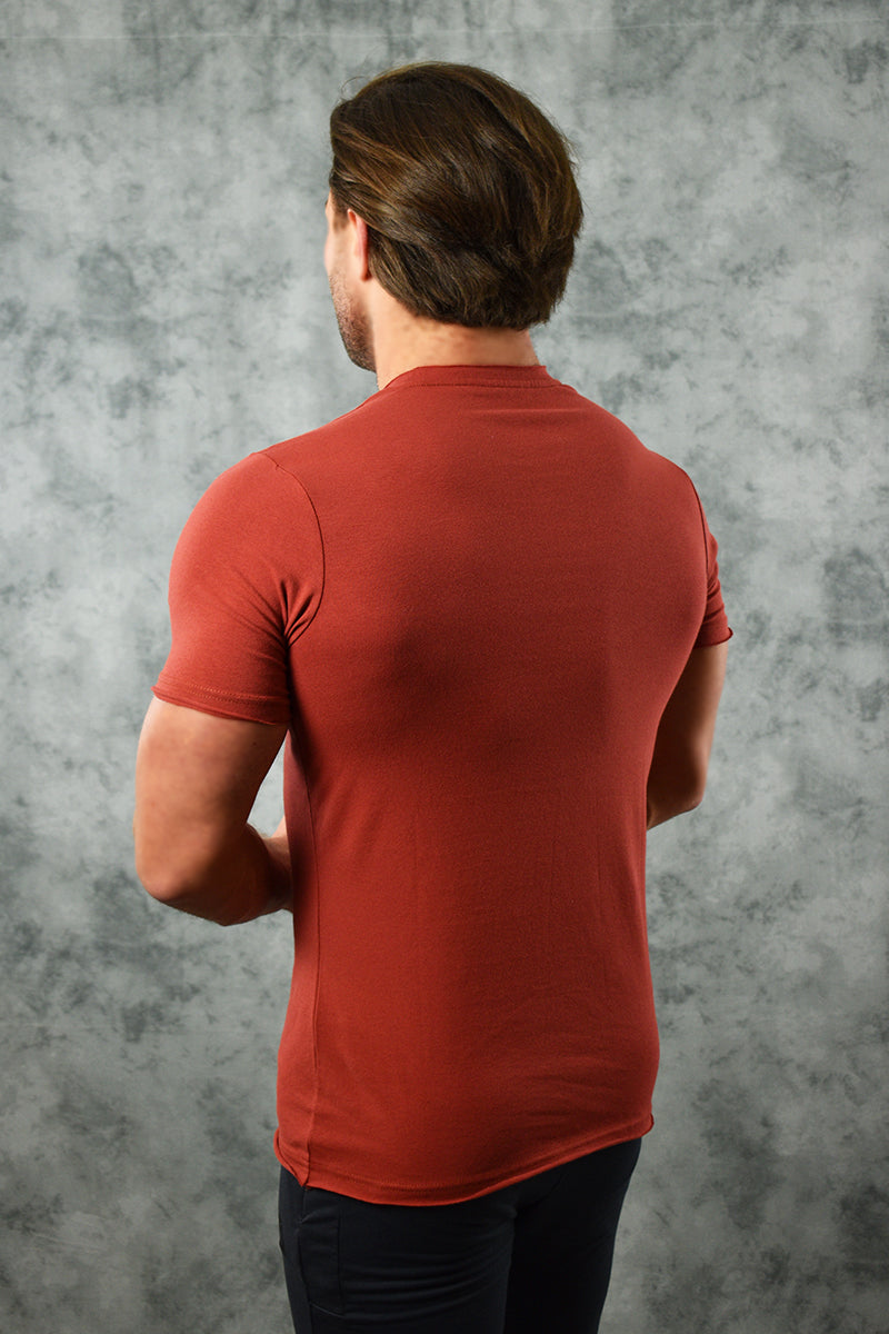 DSTRESS T SHIRT - CLAY RED