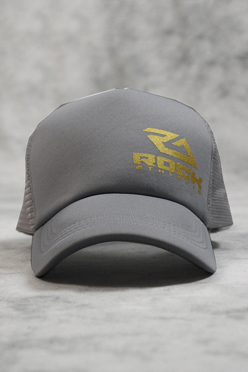 ROCK TRUCKER CAP - GREY GOLD