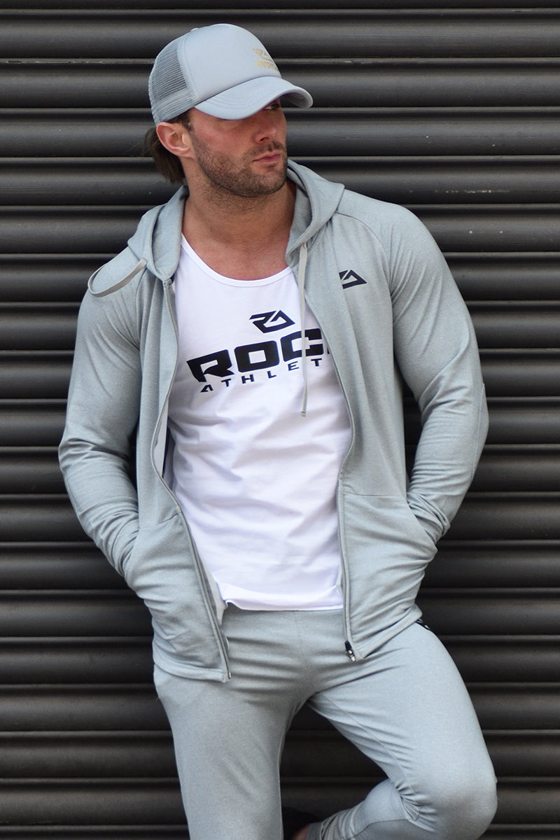 COMFORT TECH HOODIE -LIGHT GREY
