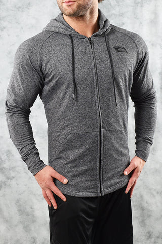 COMFORT TECH HOODIE -GREY MARL