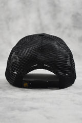 CORE MESH TRUCKERS CAP - BLACK GREY