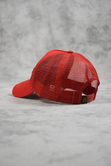 CORE MESH TRUCKERS CAP - RED