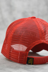 CORE MESH TRUCKERS CAP - RED