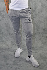 ELITE  JOGGERS - LIGHT GREY MARL