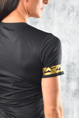 WOMENS VENT T SHIRT - BLACK